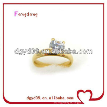 bague de mariage en acier inoxydable plaqué or bague de mariage pour les femmes bagues bijoux